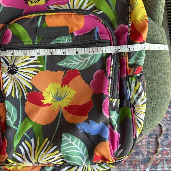 Vera Bradley lighten up campus large backpack in jazzy blooms Multicolor EUC! - Picture 12 of 12